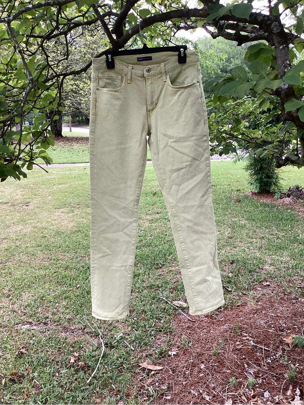 Levi's Men's Slim Jeans in Light Olive